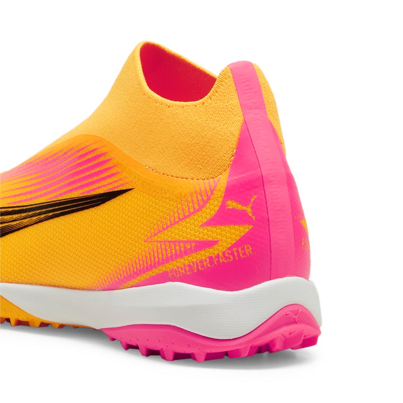 PUMA ULTRA MATCH+ Mens Orange Laceless Football TT Boot - Image 3